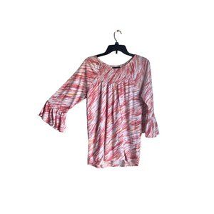 Alison Andrews Bell Sleeve Blouse size Large